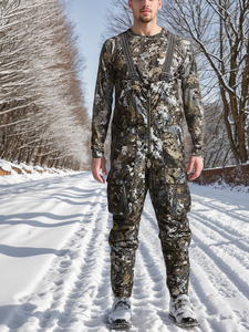 Salopette de chasse imperméable pour homme, salopette haute taille, pantalon long - Salopette de chasse camouflage - Product Image 2