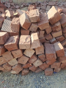 Đá sa thạch đỏ đá cuội công nghiệp kết thúc cổ cắt theo kích thước để sử dụng nhà máy - Product Image 3