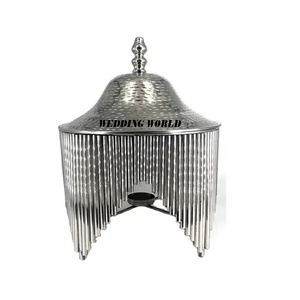 Latest Design Metal Hotpot Excellent Quality Handmade Casserole Round Shape Dinnerware New Metal <b>Food</b> <b>Warmer</b> - Product Image 1