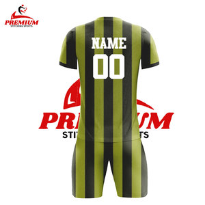 Camiseta de Fútbol de Entrenamiento de Manga Corta Estampada 100% Poliéster Elástica Ligera Transpirable de Secado Rápido Bajo MOQ Descuento por Pedido al por Mayor - Product Image 4