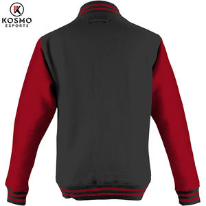 Logo personnalisé Veste universitaire à manches longues pour hommes Vestes universitaires Vestes universitaires vierges Logo personnalisé - Product Image 6