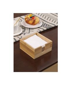 Porte-serviettes en bois élégant pour cuisine moderne table à manger maison bar café design fonctionnel durable - Product Image 3