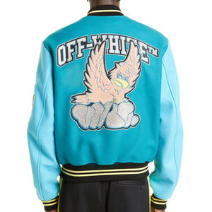 Top Trending Light Men Varsity Jacket para la venta Venta caliente Custom Private Label Men Varsity Jacket - Product Image 2