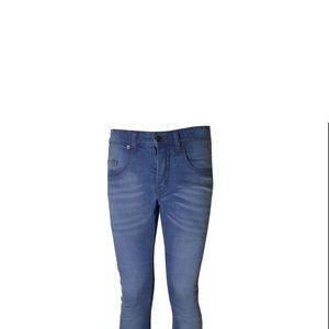 Jean ample vintage délavé en coton pour homme, style streetwear hip-hop, avec logo personnalisé - Product Image 5