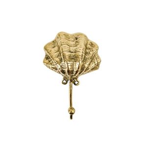 Crochet mural en forme d'étoile de mer en laiton antique décoratif |   Crochet à vêtements multifonctionnel et écologique pour la maison et le bureau - Product Image 2