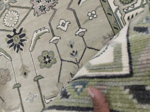 Alfombra de lana anudada a mano Luxury Oushak Design 100% Material de Nueva Zelanda Alfombra de área personalizada para sala de estar, dormitorio Tappis - Product Image 4