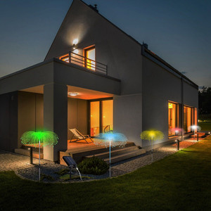 SOLAR LAMP 2PCS/GARDEN <b>LED</b> SQUARE PUNCHING <b>LIGHT</b> - Product Image 6