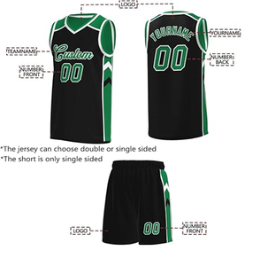 เสื้อบาสเก็ตบอลแบบกลับด้านได้สำหรับผู้ชาย/เยาวชน - ปรับแต่งชุดทีมพิมพ์ลายได้ พร้อมพิมพ์ชื่อทีม หมายเลข และโลโก้ - Product Image 3