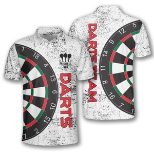 Maillot Dart Sublimation personnalisé avec tissu respirant à séchage rapide, impression couleur du logo de l'équipe, nom personnalisé pour les joueurs - Product Image 1