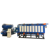 Machine automatique de fabrication de blocs de mousse EPS haute densité en polystyrène avec pompe PLC, distance d'ouverture de moule de 1200 mm, haute précision