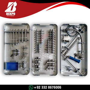 ชุดเครื่องมือผ่าตัดกระดูกสันหลัง MIS แบบแผลเล็ก PLIF/TLIF ชุดเครื่องมือสำหรับสกรูเพดิเคิล อุปกรณ์การแพทย์ที่ได้มาตรฐาน - Product Image 6