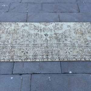 Tapis turc, tapis de couloir 2,5x7,2 pieds, tapis persan marron - Product Image 3