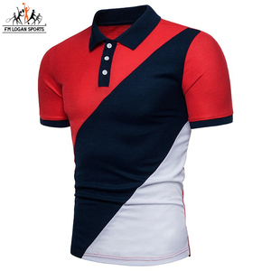 เสื้อโปโลสีที่กำหนดเองสำหรับผู้ชายโดย FM LOGAN SPORTS เสื้อโปโลผ้าฝ้าย100% สำหรับขายนอกเหนือขนาด - Product Image 2