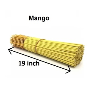 Bâtons d'encens de 19 pouces, fourniture en vrac de bâtons d'encens naturels à la mangue les plus vendus (jaune) - Product Image 1