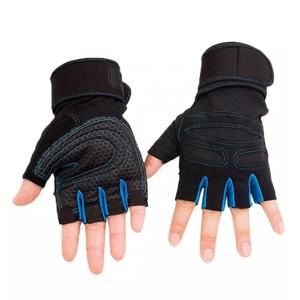 Nouveau design de gants d'haltérophilie en cuir demi-doigt avec logo personnalisé équipement d'entraînement de fitness pour hommes et femmes - Product Image 1