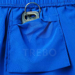 Pantalones cortos deportivos transpirables de secado rápido para hombre con cierre de cintura elástica Color sólido Etiqueta privada Hecho en Pakistán Tela de Spandex - Product Image 5