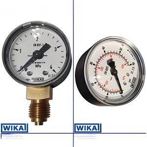 Wika G 1/4เกจวัดความดันบวก400bar แรงดันน้ำขนาด50/60/100 150มม. 0-300psi 232 <span class=keywords><strong>20</strong></span>บาร์ - Product Image 6