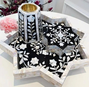 Quemador de Bakhoor árabe tradicional de gama alta Madre Perla Premium MOP Relajación Uso aromático espiritual-Nuevo modelo Almizcle de madera - Product Image 6