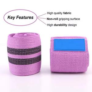 Bandas de Resistencia para Glúteos con Logotipo Personalizado al por Mayor, Juego de 3 Bandas Elásticas para Ejercicios de Cadera para Mujeres, Entrenamiento en Gimnasio - Product Image 5