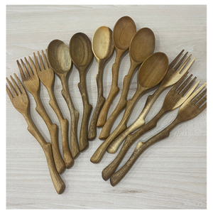 Cuillère en bois du Vietnam de qualité supérieure avec logo personnalisé pour restaurants écologique et durable - Product Image 6