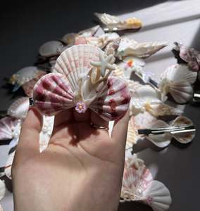 Hanging <b>Mirror</b> New Collection Small Seashell Hand <b>Mirror</b> DIY Many customize designs From Blue Lotus - Product Image 6