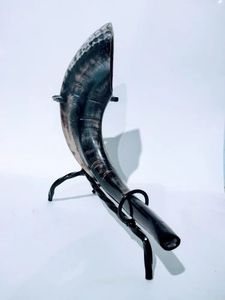 แก้วมักทำจากแก้วไวกิ้งธรรมชาติขนาดกลาง500มล. แก้วรูปเขาวัวสำหรับงานแต่งงานและโอกาสพิเศษ - Product Image 3