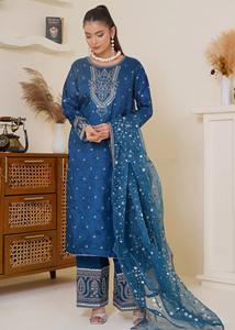 Wholesale Ready to Wear Embroidered Pakistani Salwar Kameez Suit for Women Eid Festival Muslim Ethnic <b>Dress</b> OEM from pakistan - Product Image 6