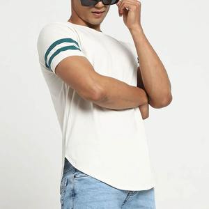 Wholesale Oversized Vintage Hip Hop <b>T</b>-<b>Shirt</b> 100% Cotton Satin Anti-Wrinkle & Breathable Custom Logo Bulk Clothes - Product Image 4