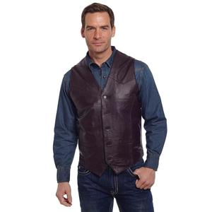 Gilet de moto en cuir de style décontracté pour hommes Gilet tactique d'hiver avec logo à l'avant Vestes sans manches pour motards garçons - Product Image 4