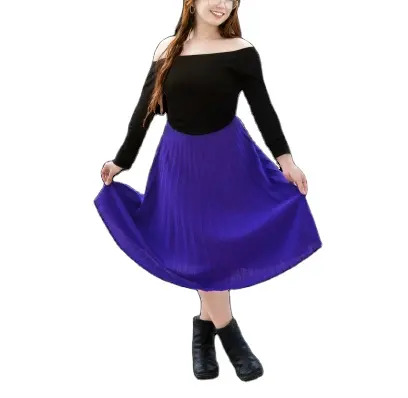 Women's Quick Dry High Quality Advanced Customization Women Pleated Red Skirt Ladies High Quality Skirts