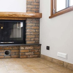 Griglia di ventilazione rettangolare 360x120mm griglia di ventilazione in plastica Made in Italy-materiali elettrici/ventilatori - Product Image 3