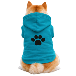 Sweat à capuche pour chien Aqua, couleur unie fraîche, pull à capuche pour animaux de compagnie, léger, confortable, design en polaire chaud - Product Image 3