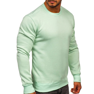 Alta calidad personalizado impreso Vintage sólido cuello redondo sudadera para hombres al por mayor OEM personalizado algodón en blanco para el invierno - Product Image 4