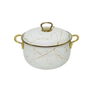 Ollas de acero inoxidable de venta caliente con revestimiento exterior antiadherente de cerámica, ideales para cocinas tradicionales y contemporáneas - Product Image 3