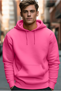 Sudadera con Capucha de Felpa para Hombre, 60% Algodón, 40% Poliéster, ODM, 400gsm, Premium, Ecológica, de Alta Calidad, Lisa, Teñida, Informal - Product Image 3