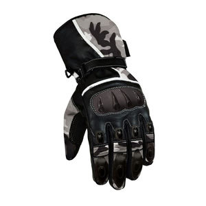 Gants de moto de course pour hommes BAND BROTHERS OEM de haute qualité, à doigts entiers, design personnalisé, nouveau style, en cuir véritable, thermiques, pour le sport - Product Image 2