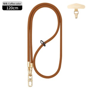 Cordon de téléphone réglable en polyester tressé, anti-chute, tendance, 160 cm, pour smartphones - Product Image 3