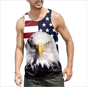 Nouvel Arrivage Débardeur de Sport Homme 100% Coton Haute Qualité Coupe Slim T-shirt Fitness Décontracté Respirant Tricoté Impression Numérique - Product Image 1