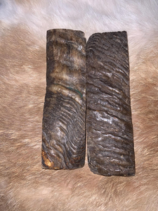 Manche de couteau en corne de bélier naturelle, écailles de corne de bélier |   Matériel de corne exotique fait à la main pour la fabrication de couteaux sur mesure - Product Image 3