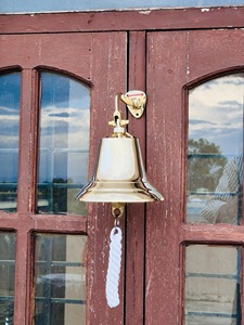 Cloche en laiton Amazon Design unique Cloche en laiton de qualité supérieure Cloche de puits pour la maison Extérieur Jardin Temple Navire Décoration Portable - Product Image 5