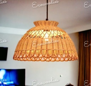 Handmade Bamboo Rattan Chandelier Modern Design <b>Hanging</b> Lamp for Restaurant Hotel and Home-for Living Room and Bedroom - Product Image 2