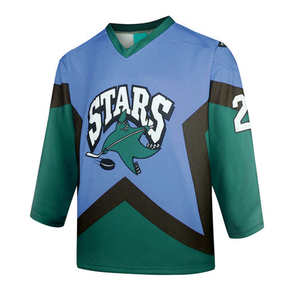 High Quality Custom Reversible Quick-Dry Ice Hockey Jersey Wholesale Sublimated Hockey Wear Custom <b>Christmas</b> Hockey Jersey - Product Image 1