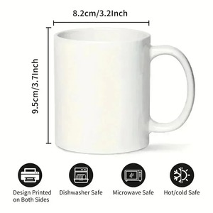 Tasse à café en céramique imprimée de lettres, cadeaux pour papa, fête des pères unique, cadeau d'anniversaire - Product Image 5