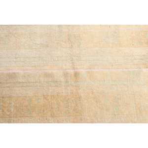 Turkish Small Rug 2,2x3,6 ft, <b>Brown</b> White Floral Rug <b>Wool</b> - Product Image 4