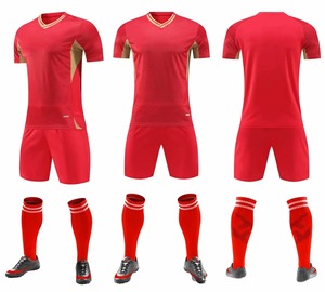 Soccer Uniform Set Kids Training Teamwear Men Women Adult Match Jersey Pants Shorts Quick Dry Digital Print Custom Colors - Product Image 3