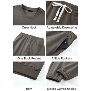 Survêtement pour homme de qualité supérieure 100% coton, couleur personnalisée, logo personnalisé, prix de gros, vêtements d'hiver respirants, service OEM - Product Image 5