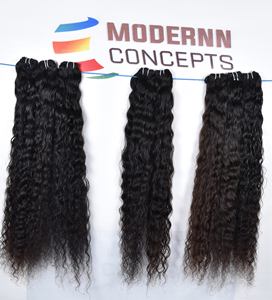 Venta al por mayor puro crudo sin procesar indio Remy virgen extensiones de cabello humano del templo con estilo de onda suelta sin desprendimiento - Product Image 6