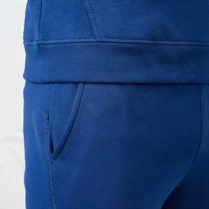 New Men Winter Tracksuit Custom <b>Hoodie</b> 100% Cotton Breathable Fabric Customized Logo Lightweight <b>Running</b> Outdoor Sport Set - Product Image 5