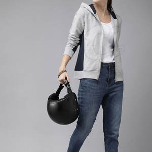 เสื้อฮู้ดแขนยาวแนวสตรีทเสื้อมีฮู้ดของผู้หญิงเสื้อมีฮู้ดกำหนดโลโก้ได้เอง - Product Image 5