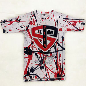 Uniforme de flag football personnalisé pour jeunes, sans capuche, coupe compressée, uniforme 7v7 sublimé, style flag américain, uniforme d'équipe 7v7. - Product Image 2